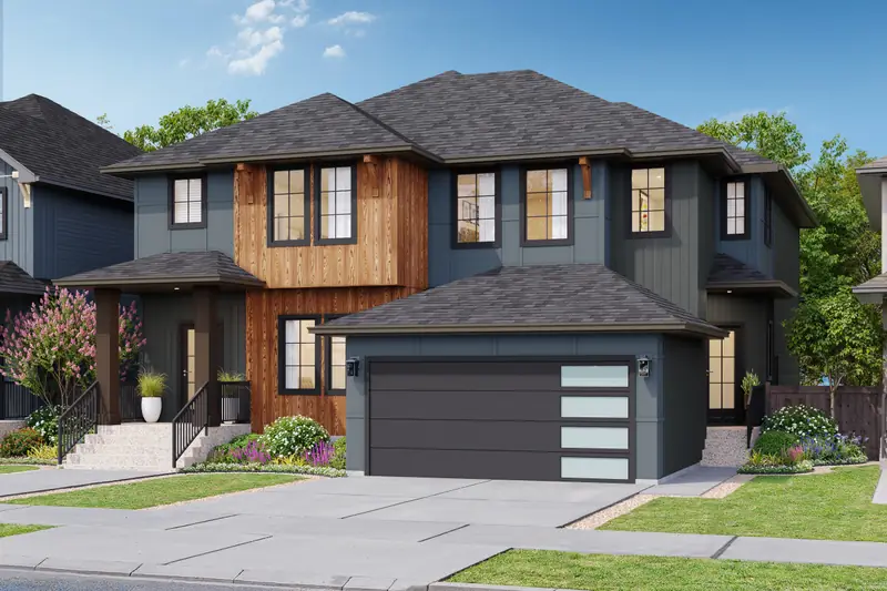 Hudson at 54 Cessy Street — Artist’s rendering — Landon and Hudson duplexes in Chérot, photo 2 of 3
