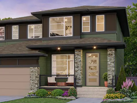 Talo at 57 Cuddie Drive — Artist’s rendering — the Talo (right) of a Landon and Talo duplex in Cambrian, photo 2 of 10