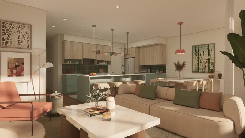 Côte d’Azure palette — designer rendering (Sydney)