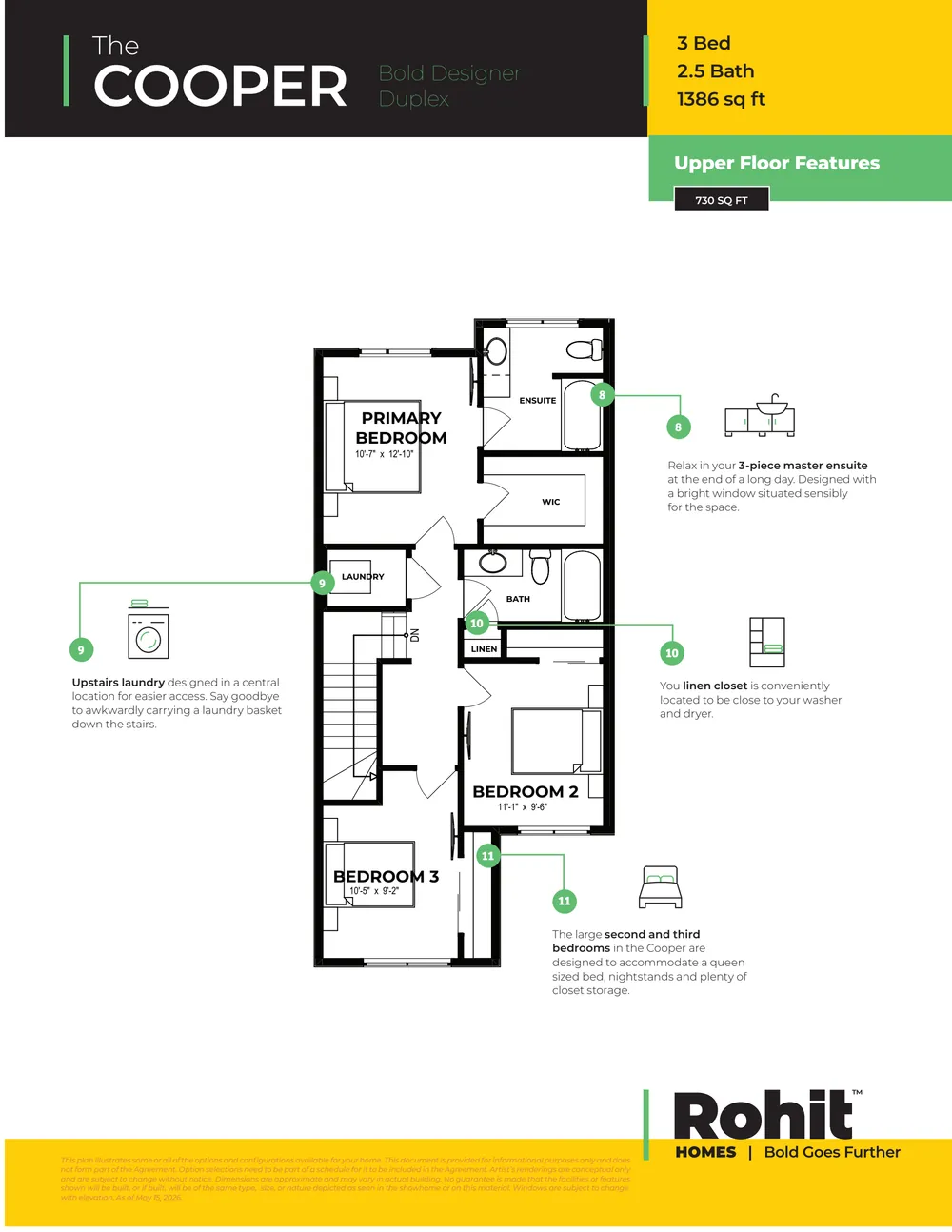 Cooper Duplex floor plan — page 3 of 4