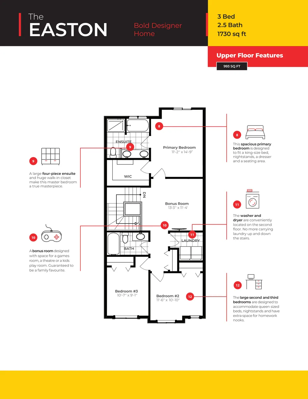 Easton Single Family floor plan — page 3 of 5