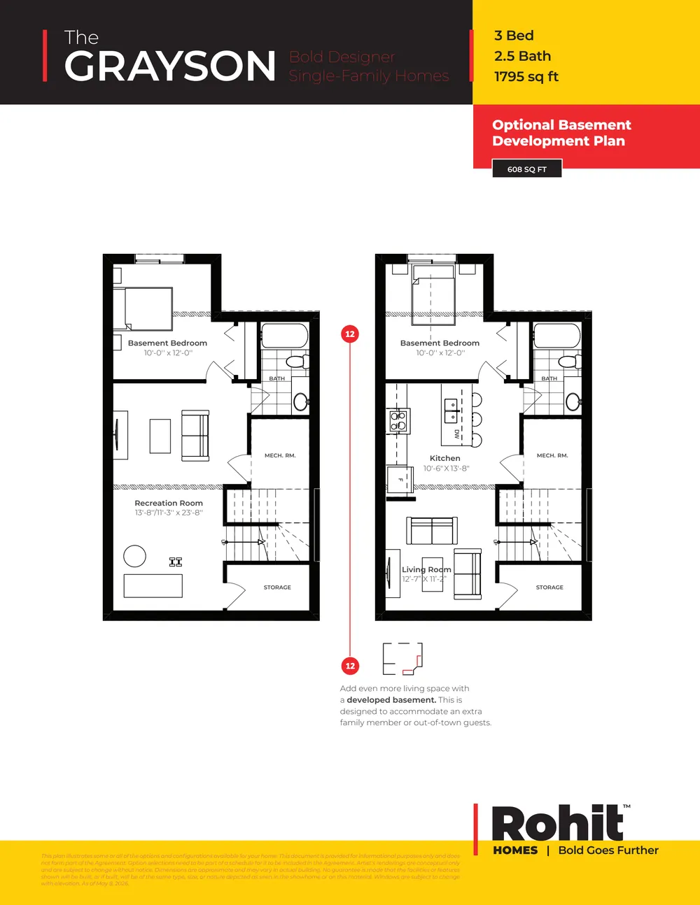 Grayson Single Family floor plan — page 4 of 4