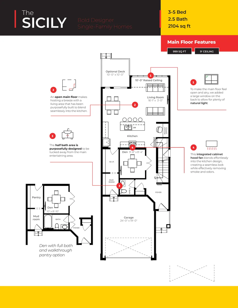 Sicily at 22 Clichy Close — Sicily Single Family floor plan — page 2 of 4, photo 3 of 3
