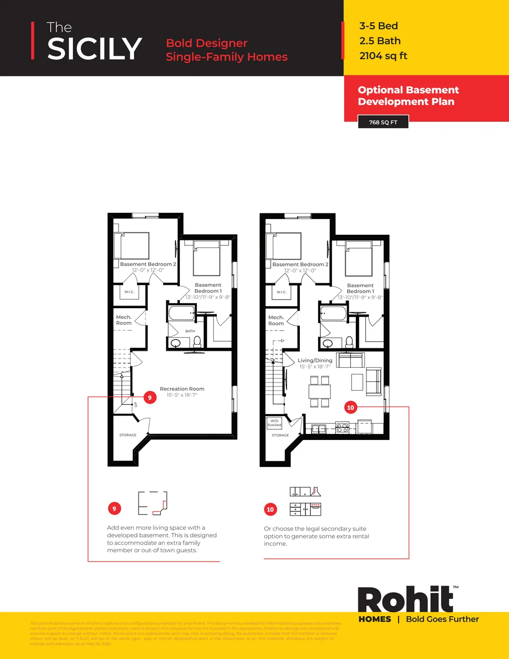 Sicily Single Family floor plan — page 4 of 4